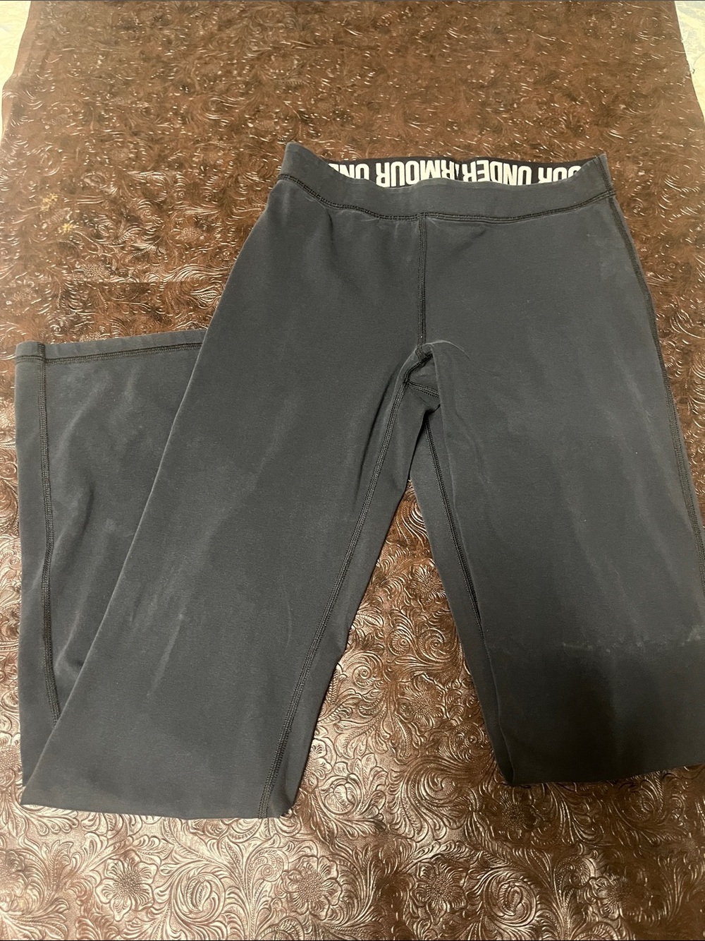 Under Armour Black Performance Wide Leg Leggings